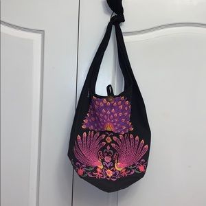 Peacock overnight bag